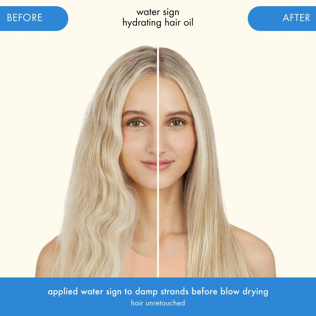 water sign hydrating hair oil
