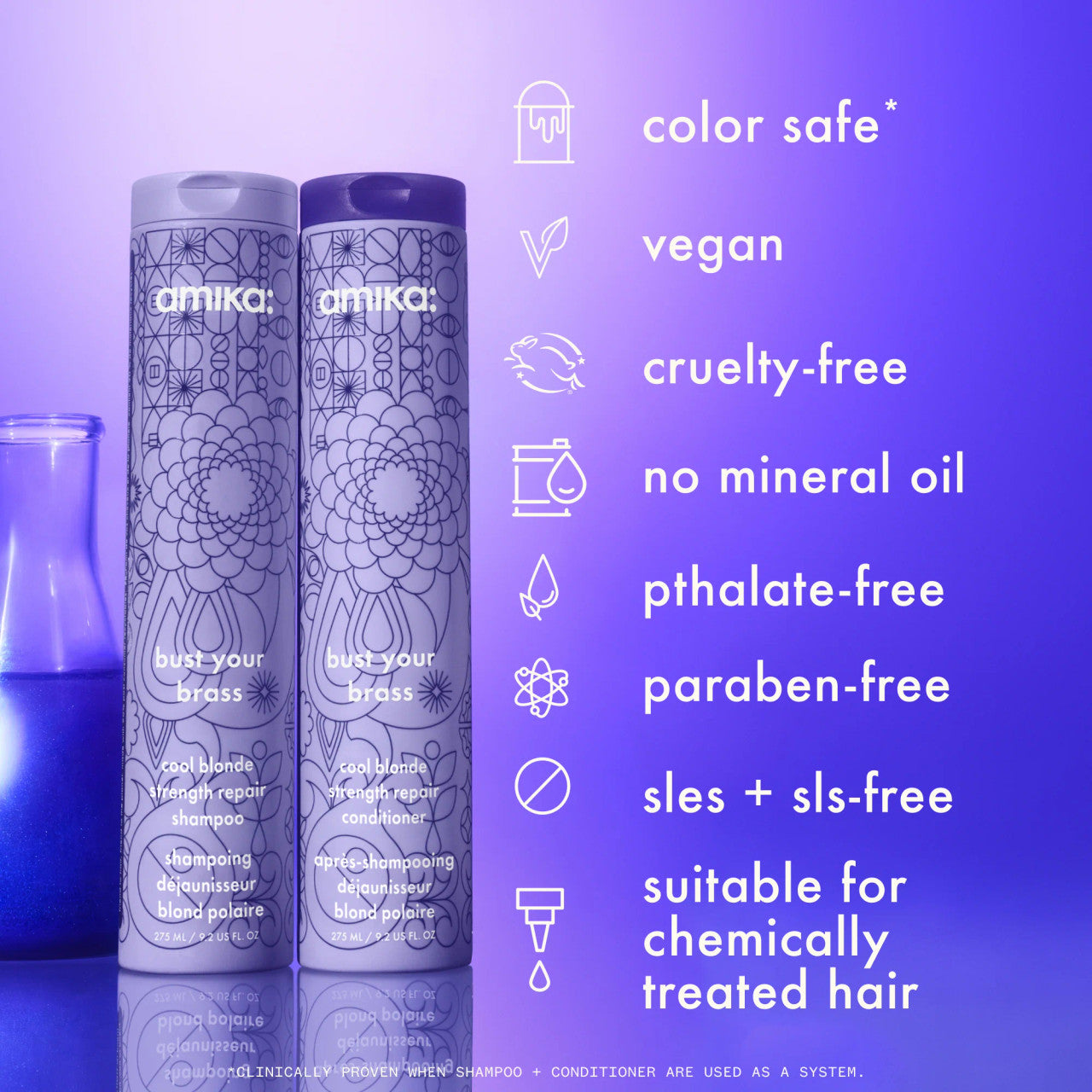 bust your brass cool blonde repair shampoo