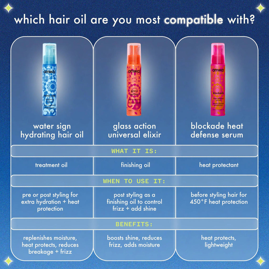 water sign hydrating hair oil