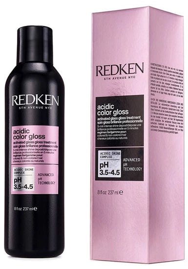 Acidic Color Gloss Activated Glass Gloss Treatment