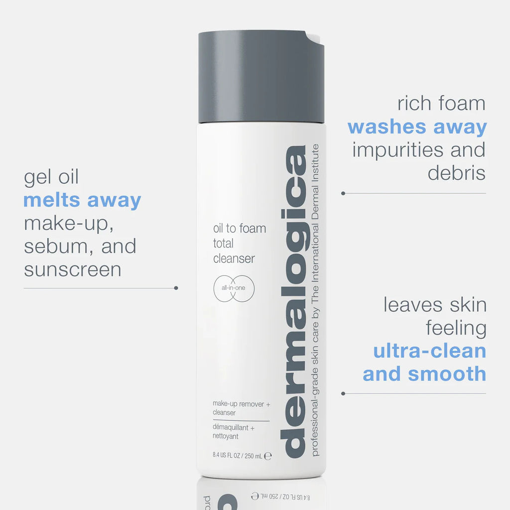 oil to foam total cleanser
