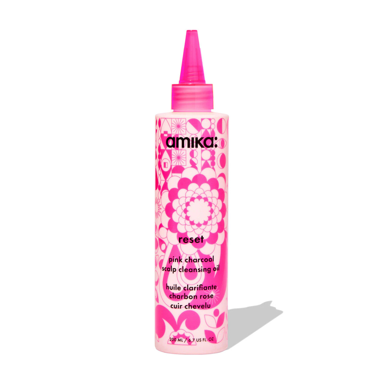 reset pink charcoal scalp cleansing oil