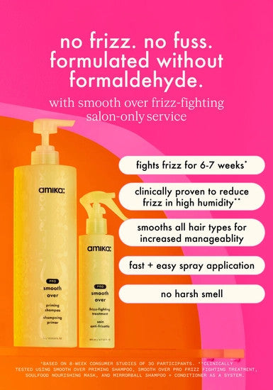 pro smooth over frizz-fighting salon-only service starter set