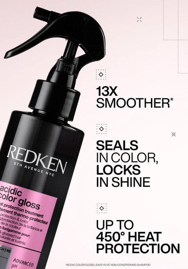 Acidic Color Gloss Heat Protection Leave In Treatment