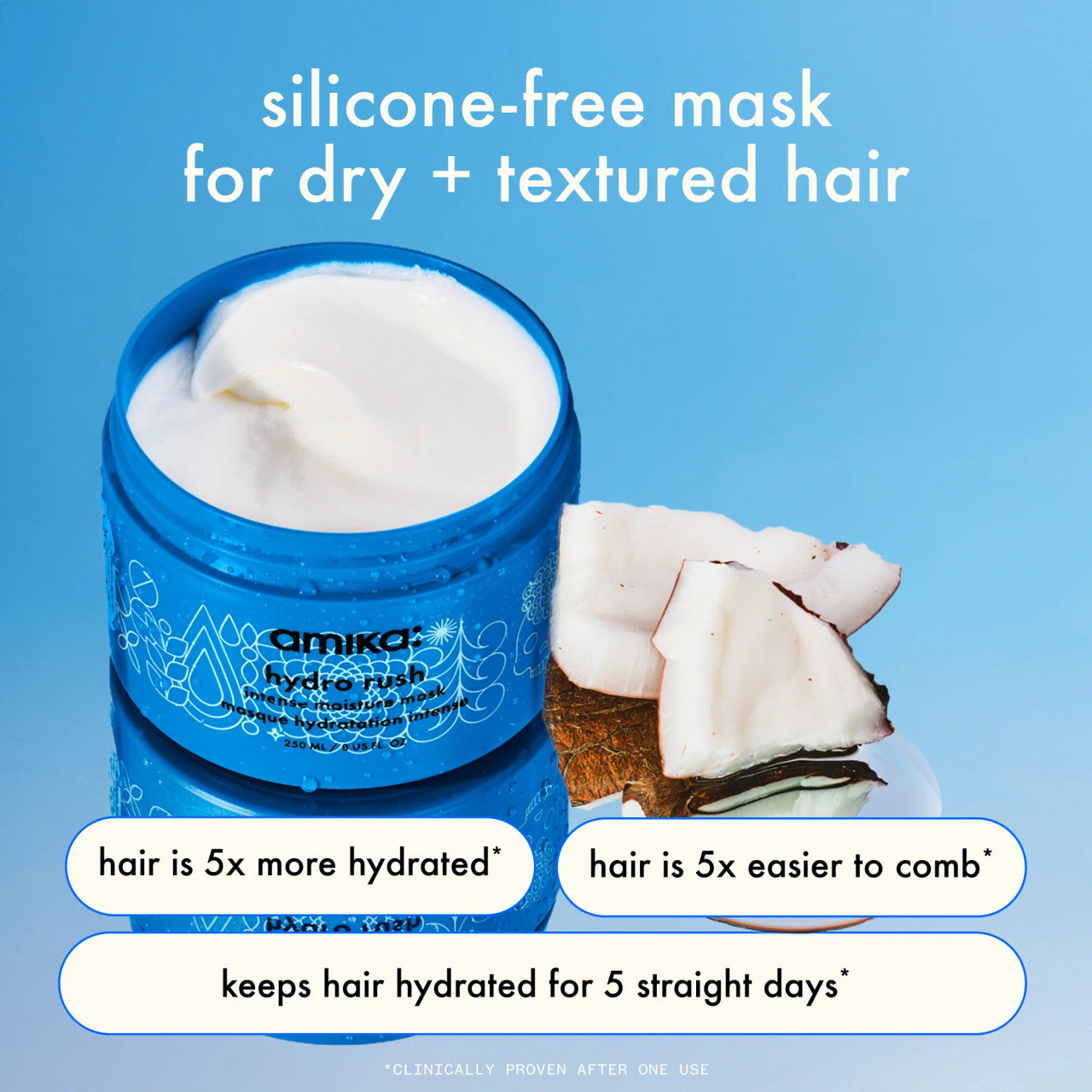 hydro rush intense moisture hair mask