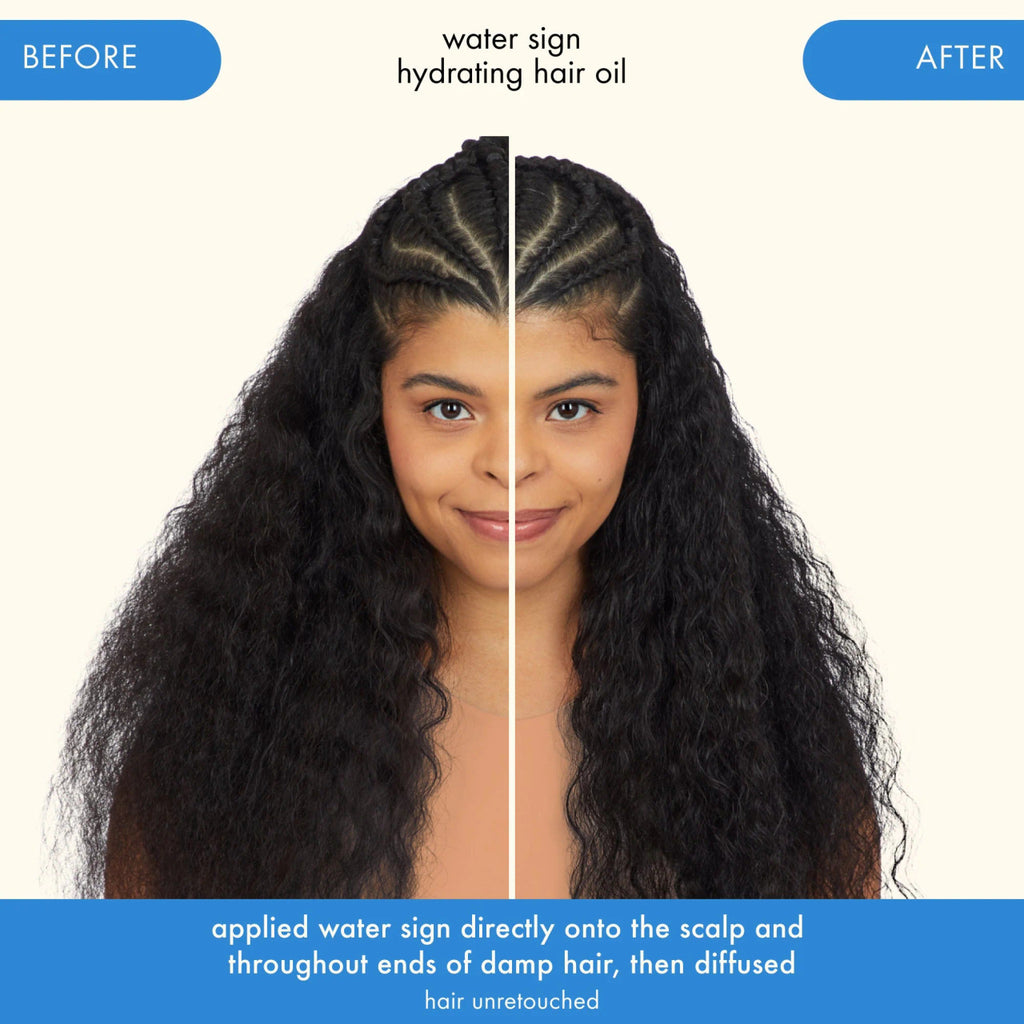water sign hydrating hair oil