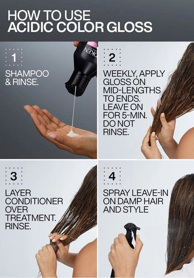 Acidic Color Gloss Sulfate Free Shampoo