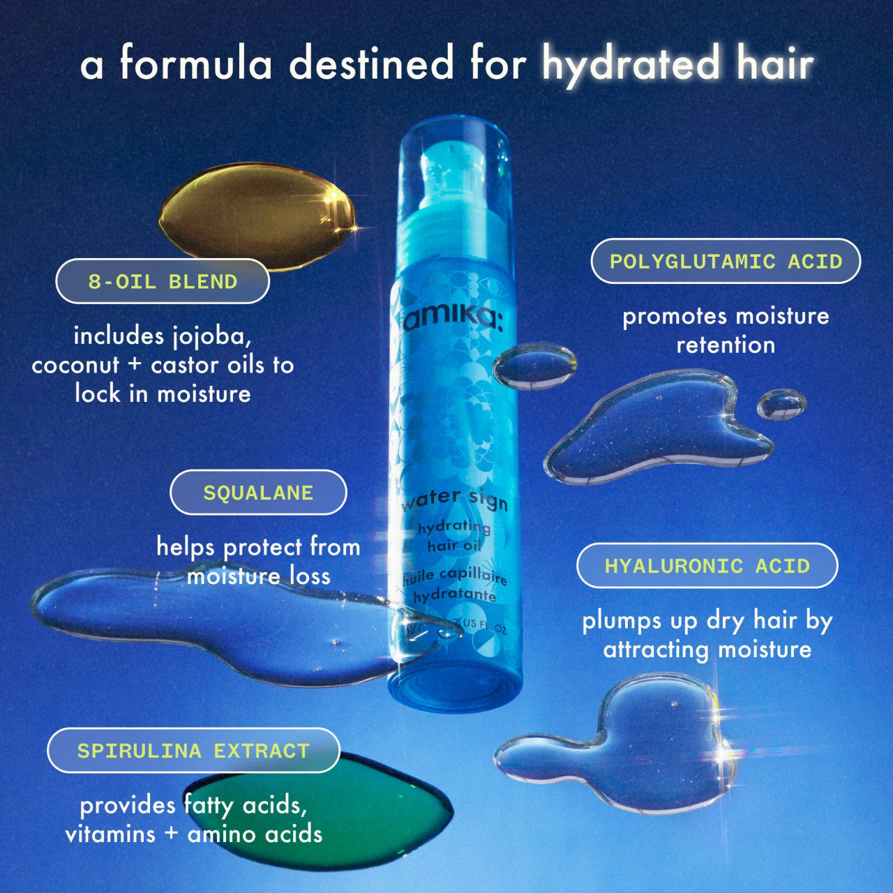 water sign hydrating hair oil