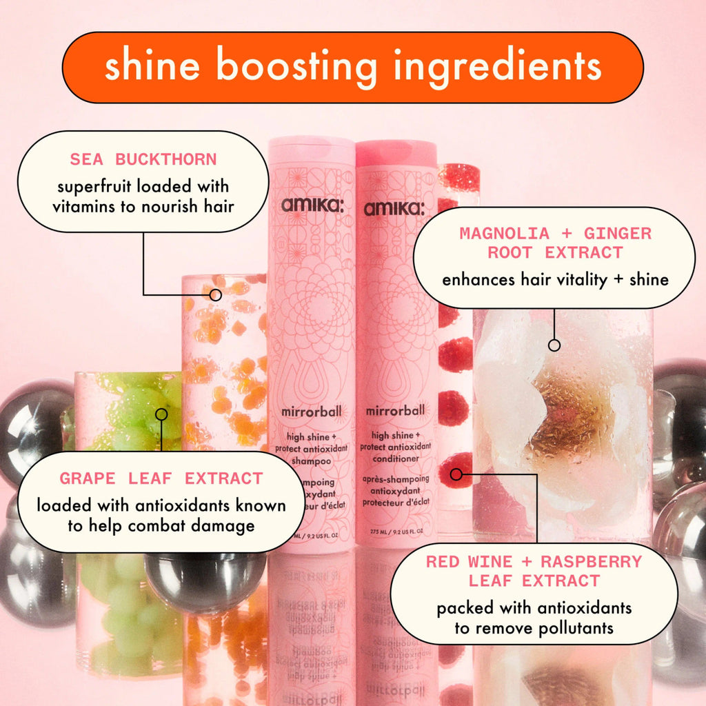 mirrorball high shine + protect antioxidant shampoo