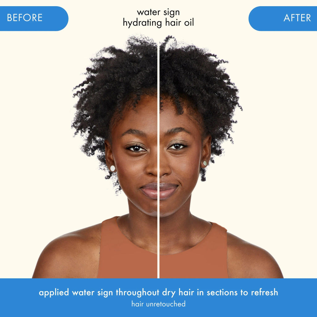 water sign hydrating hair oil