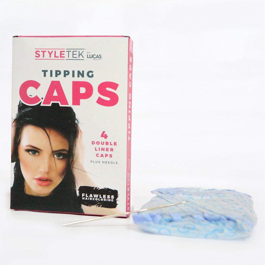 Hair Frosting/Tipping Highlight Caps 4 pack