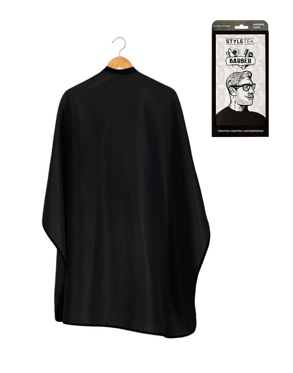 Solid Black Barber Cape