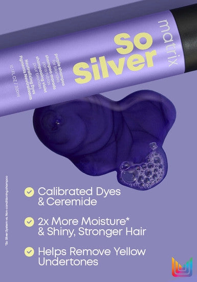 So Silver Purple Shampoo for Blonde and Silver Hair