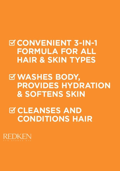 Brews 3-in-1 Shampoo, Conditioner & Body Wash For Men