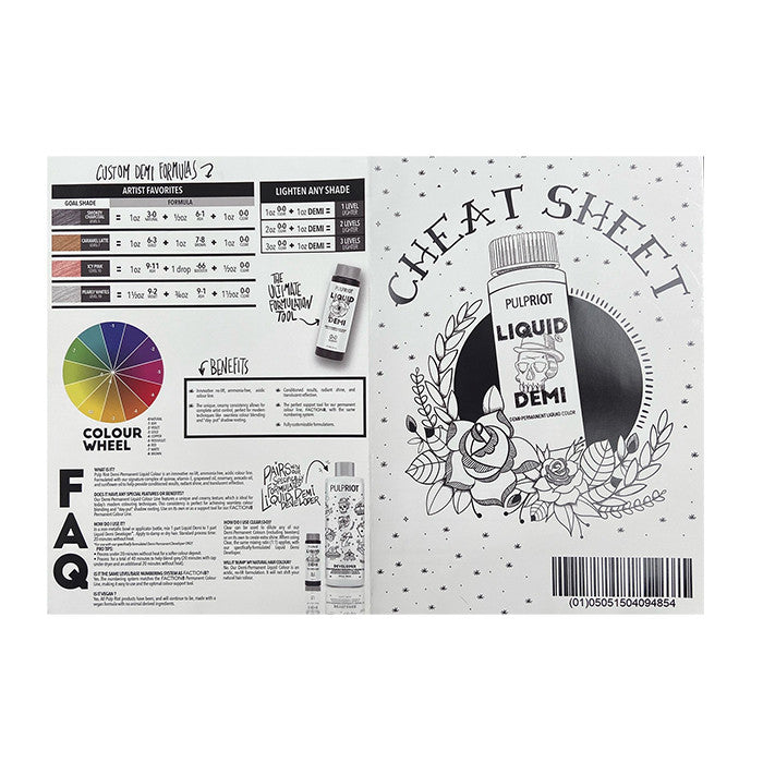 Demi-Permanent Swatch Cheat Sheet
