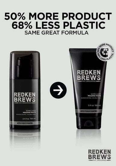 Brews Work Hard Molding Paste - Styling Paste For Men