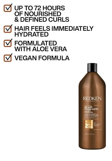 All Soft™ Mega Curls Sulfate Free Shampoo for Curly and Coily Hair