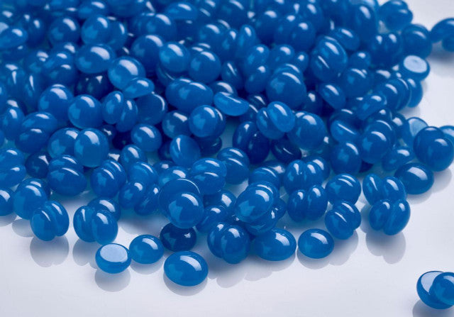 Cotton Blue Hard Wax Beads