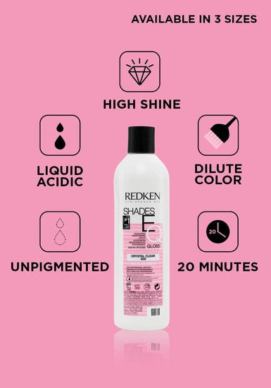 Shades EQ™ Gloss Demi-Permanent Equalizing Conditioning Color - Crystal Clear Hair Toner