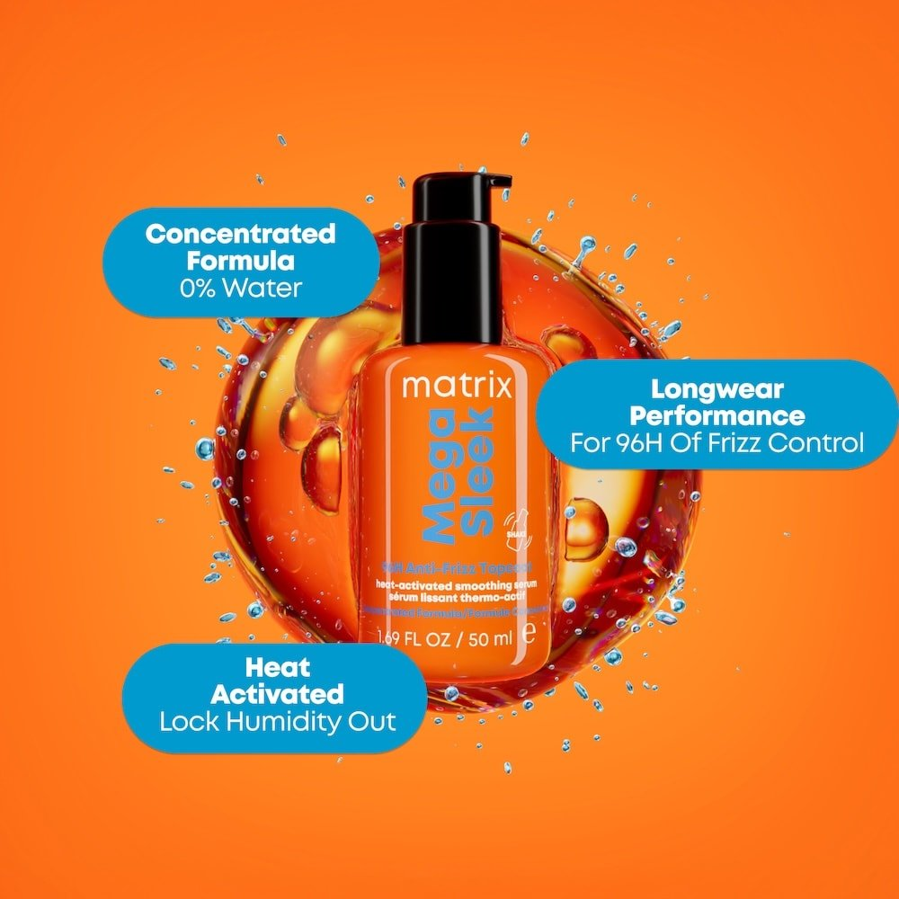 Mega Sleek 96H Anti-Frizz Topcoat Serum
