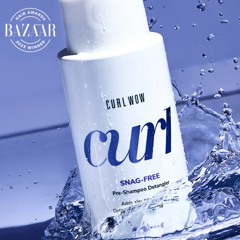 Snag-Free Pre-Shampoo Detangler For Curly Hair