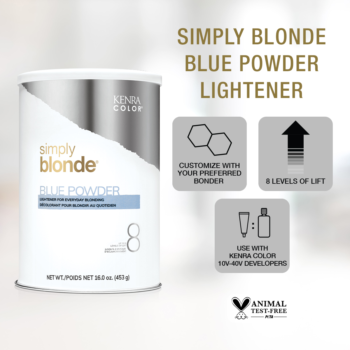 Simply Blonde Blue Powder Lightener