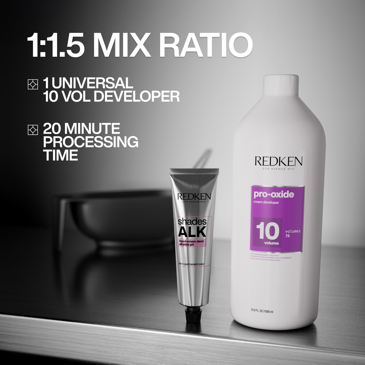 SHADES ALK™ LIQUID-CREAM ALKALINE DEMI